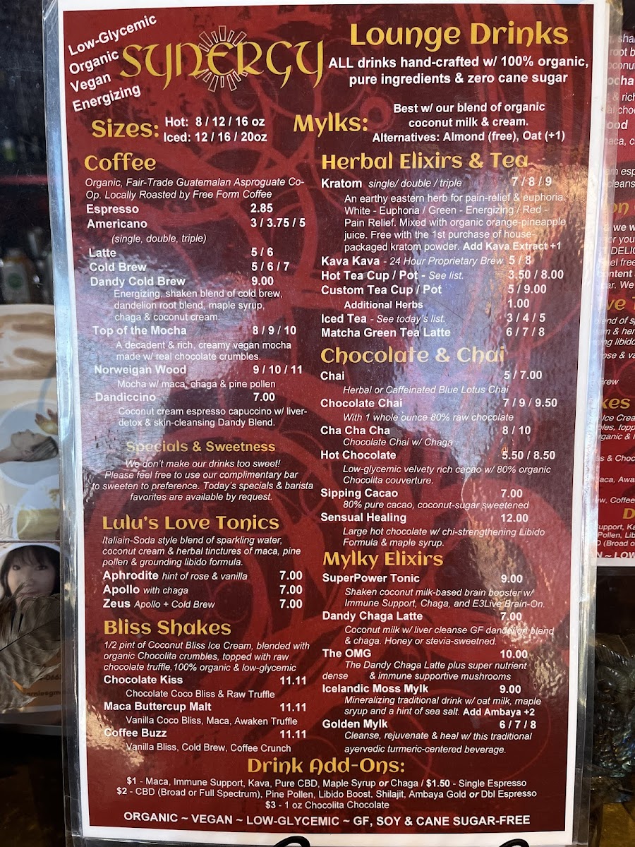Menu - Synergy photo 7